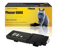 Phaser 6600 Compatible for Xerox Toner Cartridge 106R02248 106R02245 106R02246 106R02247 Phaser 6600 Phaser 6600DN Phaser 6600N WorkCentre 6605 Printers (Yellow)
