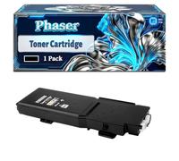Phaser 6600 Toner Cartridge Compatible for Xerox Phaser 6600 Phaser 6600DN Phaser 6600N WorkCentre 6605 Printers, With Chip Large Capacity 3000 Pages (1 Pack Black)