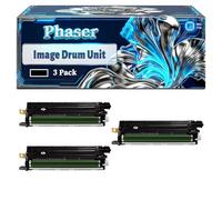 Phaser 6700 Image Drum Unit Compatible for Xerox Phaser 6700 6700DN 6700DT 6700DX 6700N Printers, With Chip Large Capacity 50000 Pages (3 Pack Black)