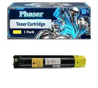 Phaser 6700 Toner Cartridge Compatible for Xerox Phaser 6700 6700DN 6700DT 6700DX 6700N Printers, With Chip Large Capacity 18000 Pages (1 Pack Yellow)