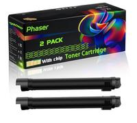 Phaser 7800DX Compatible for Xerox Toner Cartridge with Chip Phaser 7800 Phaser 7800DN Phaser 7800DX Phaser Printers (2 Pack Black)
