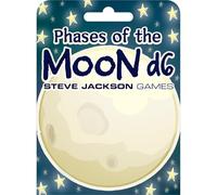 Phases of the Moon D6 | Custom Dice, Perfect for use with Steve Jackson Games, DND, RPGs, Tabletop Games, and Role-Playing Adventures