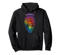 Phases of the Moon Tree of Life Om Chakra Gifts Pullover Hoodie