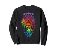 Phases of the Moon Tree of Life Om Chakra Gifts Sweatshirt