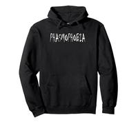 Phasmophobia Fear Ghosts Halloween Horror Phasmophobia Pullover Hoodie, Adult Unisex, Black, Medium