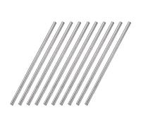 PHasz 10 Pcs 304 Stainless Steel Round Rods Diameter 2-3Mm Length 500Mm, Solid Shaft Rods Suitable for DIY Craft Model,Diameter 2.5mm