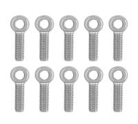PHasz 10 Pcs Machinery Shoulder Swing Lifting Eye Bolt M5×15Mm-M5×50Mm, 304 Stainless Steel Metric Thread Eyebolts,M5×35mm