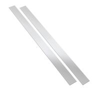 PHasz 2 Pieces 304 Stainless Steel Flat Bar Length 500 Mm Thickness 3Mm Width 3-10Mm Solid Flat Bar for DIY Craft Making,3×8×500mm
