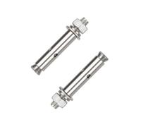 PHasz 2 Pieces M14×130Mm-M14×170Mm Expansion Bolts 304 Stainless Steel Expansion Sleeve Anchor Bolt Heavy Duty Fixing Anchors,M14×150mm