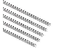 PHasz 5 Pcs 304 Stainless Steel Threaded Bar M12 Length 30-100Mm Screwed Rod for Anchor Bolts And Clamps,M12×100mm