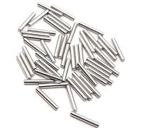 PHasz 50 Pcs 3Mm Dowel Pin Length 55-100Mm, 304 Stainless Steel Pegs Support Shelves Silver Tone Suitable for Shelves,Length 100mm