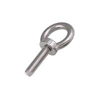 PHasz M16 Male Thread Machinery Lifting Eye Bolt, Stainless Steel Shoulder Lifting Eye Bolt Ring Thread Length 70-200Mm,M16×70mm