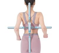 PHASZ Yoga Sticks Stretching Tool, Posture Corrector Exercise Sticks, Retractable Design Strong Yoga | Humpback Correction Sticks for Adults and Kids