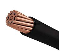 PHAT SATELLITE INTL 100ft Black Pure Copper Grounding Cable Stranded Wire 10 AWG (#10 Gauge) THHN/THWN-2, Fire Retardant PVC insulation, Electrical Surge Ground Protection Earth Wire (100 feet, Black)