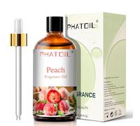 PHATOIL Peach Fragrance Oils for Aromatherapy, Essential Oils for Diffusers for Home, Perfect for Diffuser, Yoga, Skin Care, DIY Candle and Soap Making - 100ml