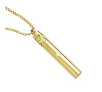 phaxud Stainless Steel Mindfulness Breathing Necklace for Anxiety Original Upgrades Breathlink with Essential Oil Diffuser Multifunctional Jewelry, 4 UK, Stainless Steel, No Gemstone