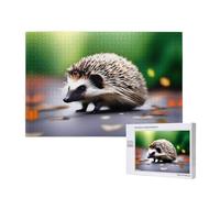 Phayah 1000 Piece Adult Puzzle Kids Wooden Puzzle Toy DIY Kit Home Decor 75x50cm A Little Hedgehog Pattern