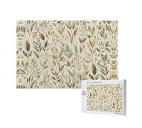 Phayah 1000 Piece Adult Puzzle Kids Wooden Puzzle Toy Diy Kit Home Decor 75x50cm Flowers Watercolor Pattern