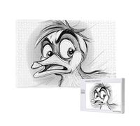 Phayah 1000 Piece Adult Puzzle Kids Wooden Puzzle Toy Diy Kit Home Decor 75x50cm Sketch Duck Pattern