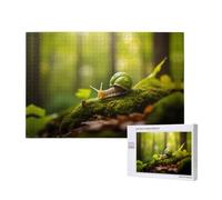 Phayah 1000 Piece Adult Puzzle Kids Wooden Puzzle Toy Diy Kit Home Decor 75x50cm Snail On Moss Pattern