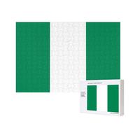 Phayah 300 Piece Adult Puzzle Kids Wooden Puzzle Toy Kit Home Decor 40 X 28 Cm Flag Of Nigeria Pattern