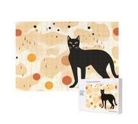 Phayah 300 Piece Adult Puzzle Wooden Puzzle Toy Kit Home Decor 40 X 28 Cm Lynx Pattern