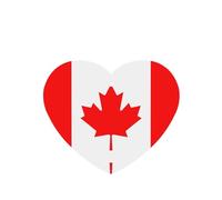 Phayah 4 Pcs Car Fresheners Hanging Canadian Flag Pattern Lavender Scent Tablets Long Lasting Fragrance Scented Card Heart Shape