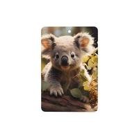 Phayah 4 Pcs Car Fresheners Hanging Cute Koala Plant Pattern Lavender Scent Tablets Long Lasting Fragrance Scented Card Rectangle