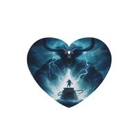 Phayah 4 Pcs Car Fresheners Hanging Devil In The Ocean Pattern Lavender Scent Tablets Long Lasting Fragrance Scented Card Heart Shape