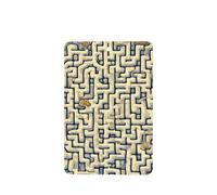 Phayah 4 Pcs Car Fresheners Hanging Labyrinth Treasure Map Pattern Lavender Scent Tablets Long Lasting Fragrance Scented Card Rectangle