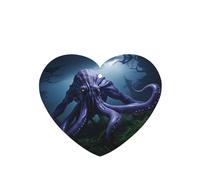 Phayah 4 Pcs Car Fresheners Hanging Octopus In The Grass Pattern Lavender Scent Tablets Long Lasting Fragrance Scented Card Heart Shape