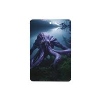 Phayah 4 Pcs Car Fresheners Hanging Octopus In The Grass Pattern Lavender Scent Tablets Long Lasting Fragrance Scented Card Rectangle