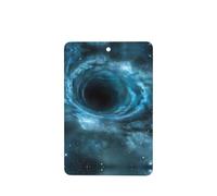 Phayah 4 Pcs Car Fresheners Hanging Quantum Black Holes Pattern Lavender Scent Tablets Long Lasting Fragrance Scented Card Rectangle