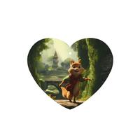 Phayah 4 Pcs Car Fresheners Hanging Red Backpack Squirrel Pattern Lavender Scent Tablets Long Lasting Fragrance Scented Card Heart Shape