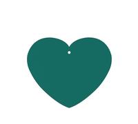 Phayah 4 Pcs Car Fresheners Hanging Solid Dark Green Pattern Lavender Scent Tablets Long Lasting Fragrance Scented Card Heart Shape