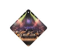 Phayah 4pcs A Musical Evening Pattern Lavender Scent Car Air Fresheners Square Hanging Fragrance Tablet Closet Shoe Closet Fragrance