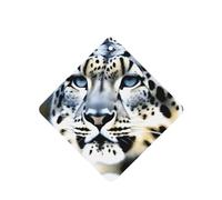 Phayah 4pcs Animal Snow Leopard Pattern Lavender Scent Car Air Fresheners Square Hanging Fragrance Tablet Closet Shoe Closet Fragrance
