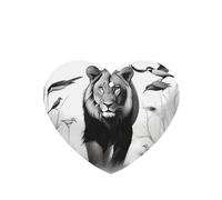 Phayah 4pcs Animals Wildlife Pattern Lavender Scent Car Air Fresheners Heart Shape Hanging Fragrance Tablet Closet Shoe Closet Fragrance