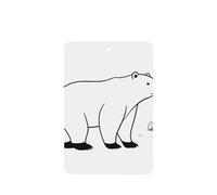 Phayah 4pcs Bear Sketch Pattern Lavender Scent Car Air Fresheners Rectangle Hanging Fragrance Tablet Closet Shoe Closet Fragrance