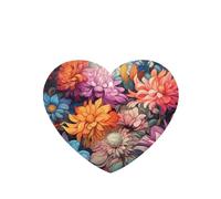 Phayah 4pcs Bloom Pattern Lavender Scent Car Air Fresheners Heart Shape Hanging Fragrance Tablet Closet Shoe Closet Fragrance