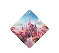 Phayah 4pcs Candy And Magic Pattern Lavender Scent Car Air Fresheners Square Hanging Fragrance Tablet Closet Shoe Closet Fragrance