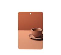 Phayah 4pcs Coffee Solid Color Pattern Lavender Scent Car Air Fresheners Rectangle Hanging Fragrance Tablet Closet Shoe Closet Fragrance