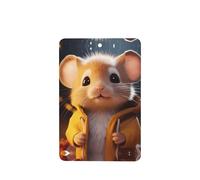 Phayah 4pcs Cute Mouse Boy Pattern Lavender Scent Car Air Fresheners Rectangle Hanging Fragrance Tablet Closet Shoe Closet Fragrance