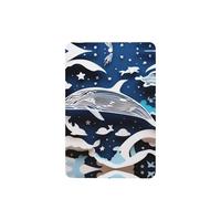 Phayah 4pcs Fantasy Space Whale Pattern Lavender Scent Car Air Fresheners Rectangle Hanging Fragrance Tablet Closet Shoe Closet Fragrance