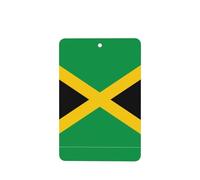 Phayah 4pcs Flag Of Jamaica Pattern Lavender Scent Car Air Fresheners Rectangle Hanging Fragrance Tablet Closet Shoe Closet Fragrance