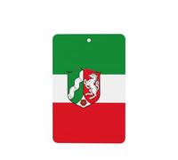 Phayah 4pcs Flag Of North Rhine-Westphalia Pattern Lavender Scent Car Air Fresheners Rectangle Hanging Fragrance Tablet Closet Shoe Closet Fragrance