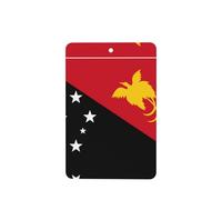 Phayah 4pcs Flag Of Papua New Guinea Pattern Lavender Scent Car Air Fresheners Rectangle Hanging Fragrance Tablet Closet Shoe Closet Fragrance