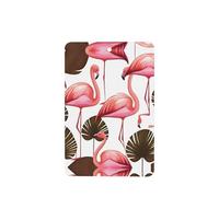 Phayah 4pcs Flamingo Palm Leaf Pattern Lavender Scent Car Air Fresheners Rectangle Hanging Fragrance Tablet Closet Shoe Closet Fragrance