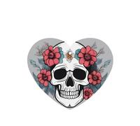 Phayah 4pcs Flower Decorated Skull Pattern Lavender Scent Car Air Fresheners Heart Shape Hanging Fragrance Tablet Closet Shoe Closet Fragrance
