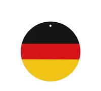 Phayah 4pcs German Flag Pattern Lavender Scent Car Air Fresheners Round Shape Hanging Fragrance Tablet Closet Shoe Closet Fragrance